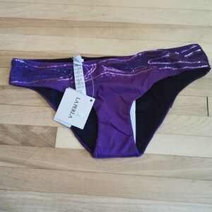 La  Perla bejeweled swimming bottom bnwt size XS
